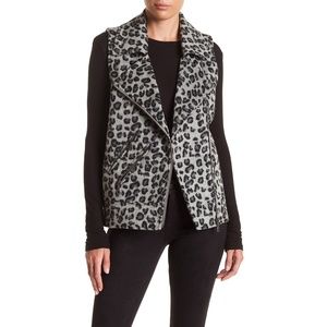 Jolt Grey/Black Leopard Moto Vest